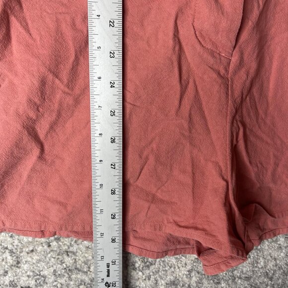 Free People Romper Womens XS Short Sleeve Button Up Utility Playsuit Pockets - Picture 2 of 6